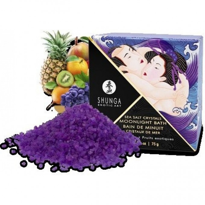 Ароматическая соль для ванны мини-версия SHUNGA MOONLIGHT BATH EXOTIC FRUITS (ЭКЗОТИЧЕСКИЕ ФРУКТЫ) 6602 SG